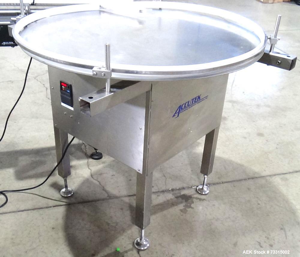 Used Accutek ASC-6 Automatic Spindle Capper | High-Speed Bottle Capping Machine